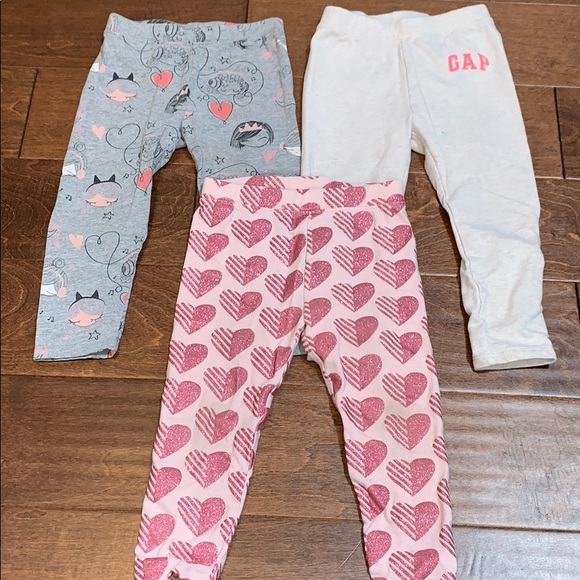 Baby Toddler Girl Kids Gap Capri Leggings Pants Pink color 4 years 4T Size
